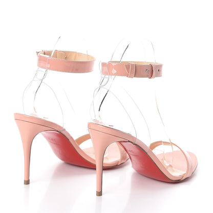 Christian Louboutin Patent PVC Jonatina 85 Sandals 36.5 Pink Transparent 4 of 11