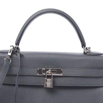 Hermes Togo Kelly Retourne 32 Bleu Orage 8 of 14