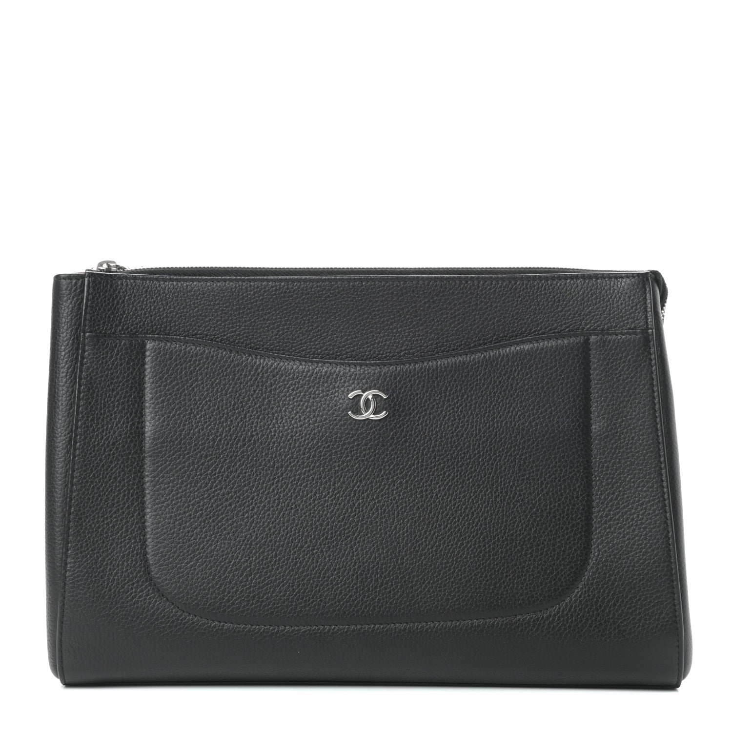 Chanel Grained Calfskin Large Neo Executive Cosmetic Case Black 1 of 7