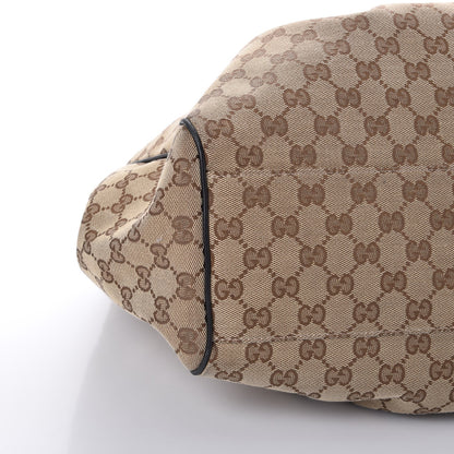 Gucci Monogram Large Sukey Tote Beige Ebony Black 11 of 12
