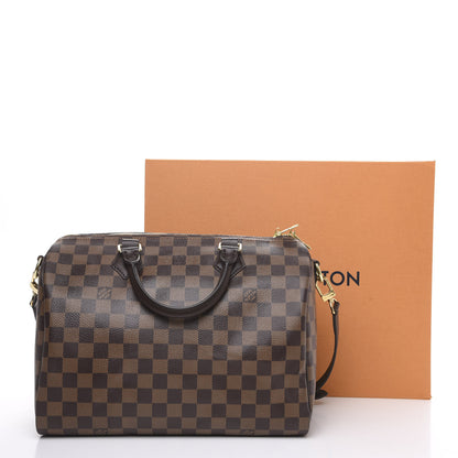Louis Vuitton Damier Ebene Speedy Bandouliere 30 11 of 12