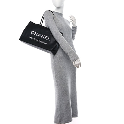 Chanel Calfskin Large Essential 31 Rue Cambon Tote Black 2 of 11