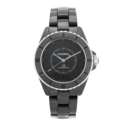 Chanel Stainless Steel Ceramic 38mm J12 Phantom Automatic Watch Black 1 of 5