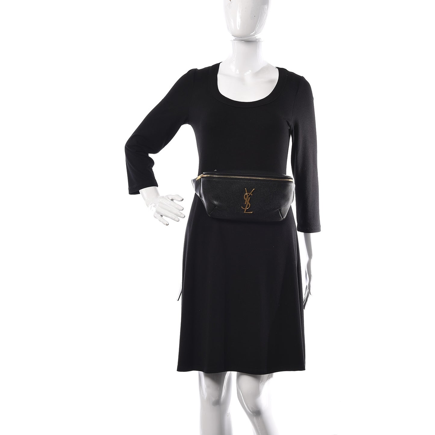 Grain De Poudre Monogram Belt Bag Black