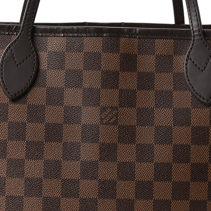 Louis Vuitton Damier Ebene Neo Neverfull MM Rose Ballerine 8 of 10