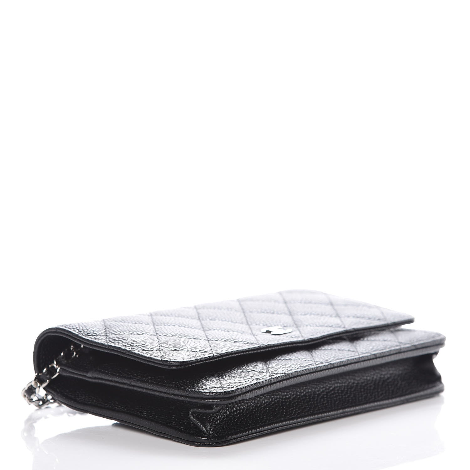 Chanel Caviar Quilted Wallet On Chain WOC Black 4 of 10