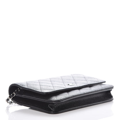 Chanel Caviar Quilted Wallet On Chain WOC Black 4 of 10
