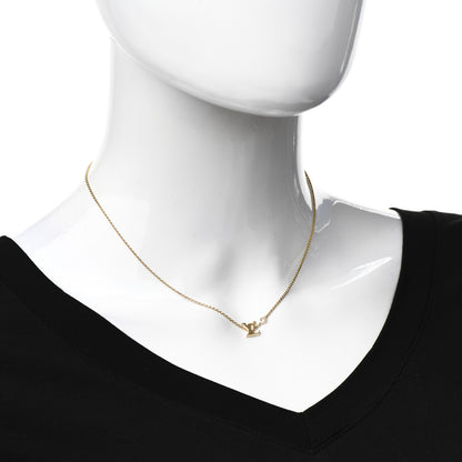 Louis Vuitton 18K Yellow Gold Diamond Idylle Blossom LV Pendant Necklace 2 of 6