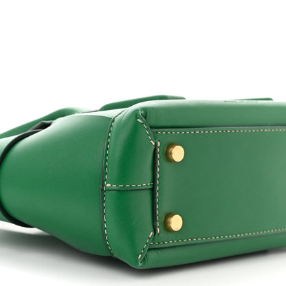 Bottega Veneta Calfskin Mini Maxi Intrecciato Arco Green 9 of 10