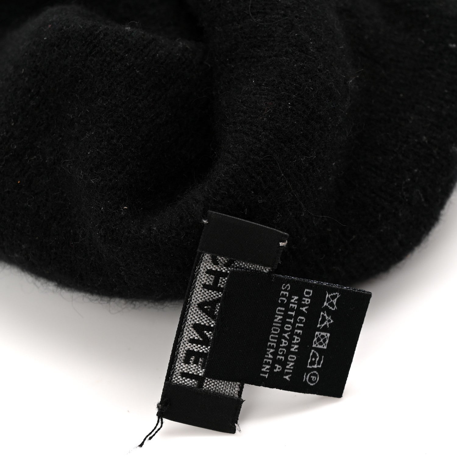 Chanel Cashmere Logo Beanie Hat Black White 1879907 – FASHIONPHILE