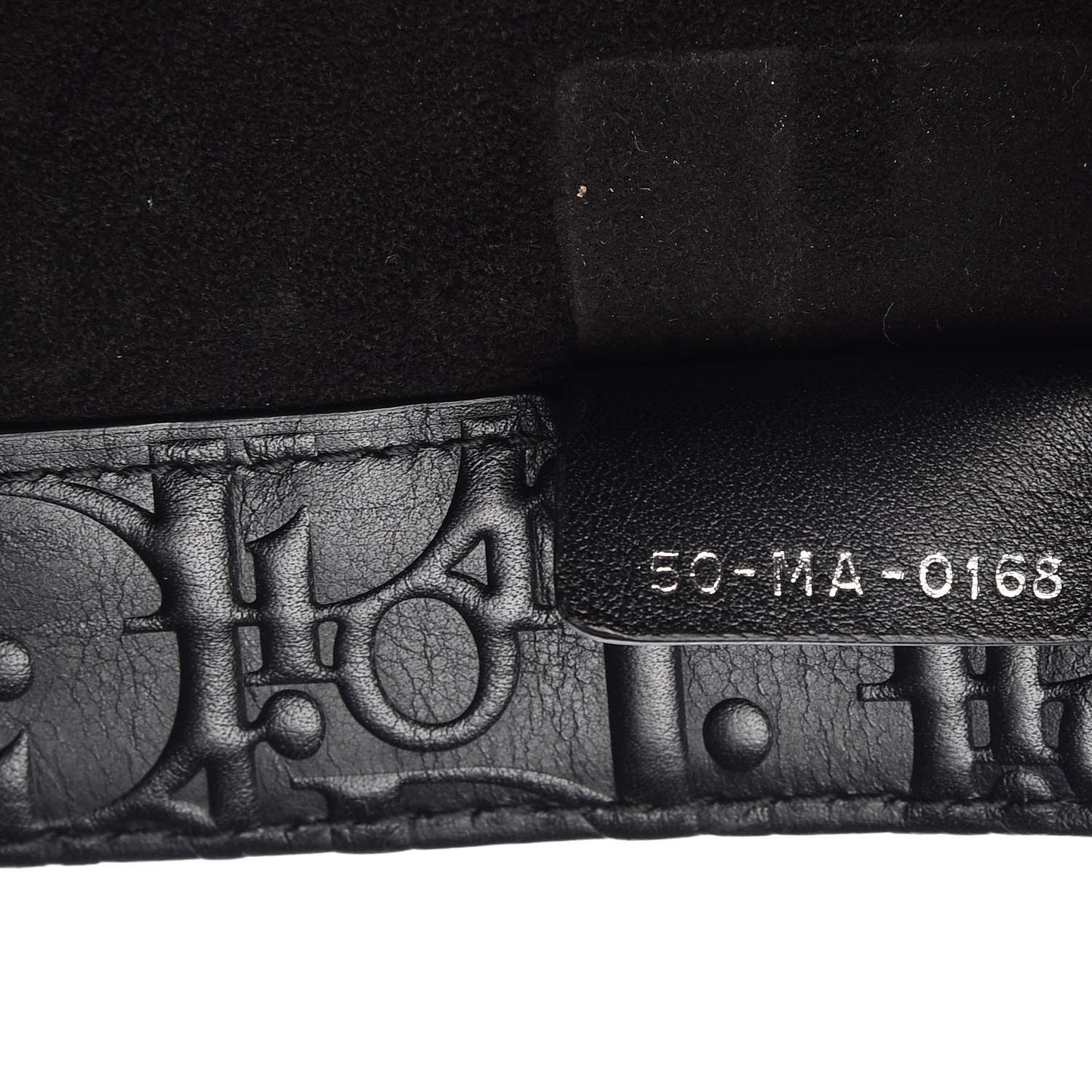 Oblique Calfskin Embossed Book Tote Black