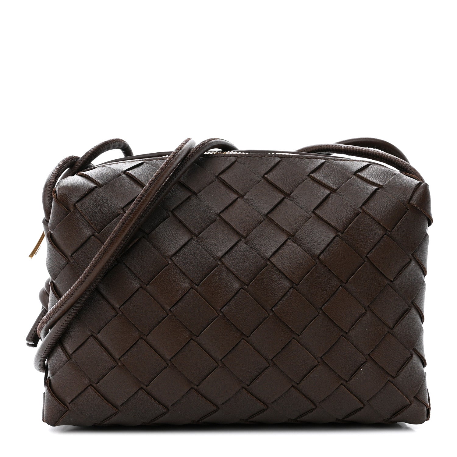 Bottega Veneta Nappa Intrecciato Mini Loop Camera Bag Light Brown 1 of 9