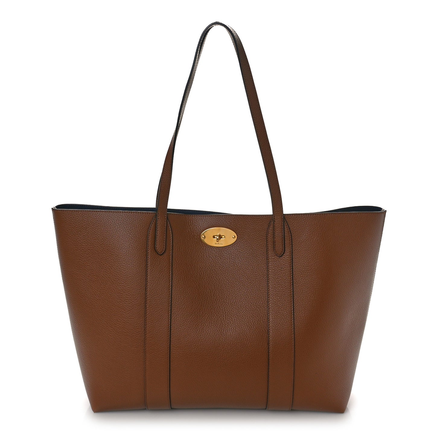 Small Classic Grain Bayswater Tote Oak Oxford Blue