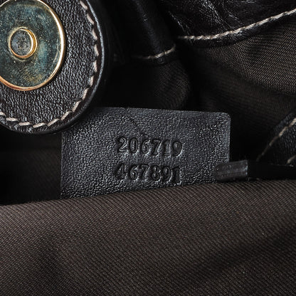 Gucci Monogram Studded Pelham Tote Dark Brown 7 of 7