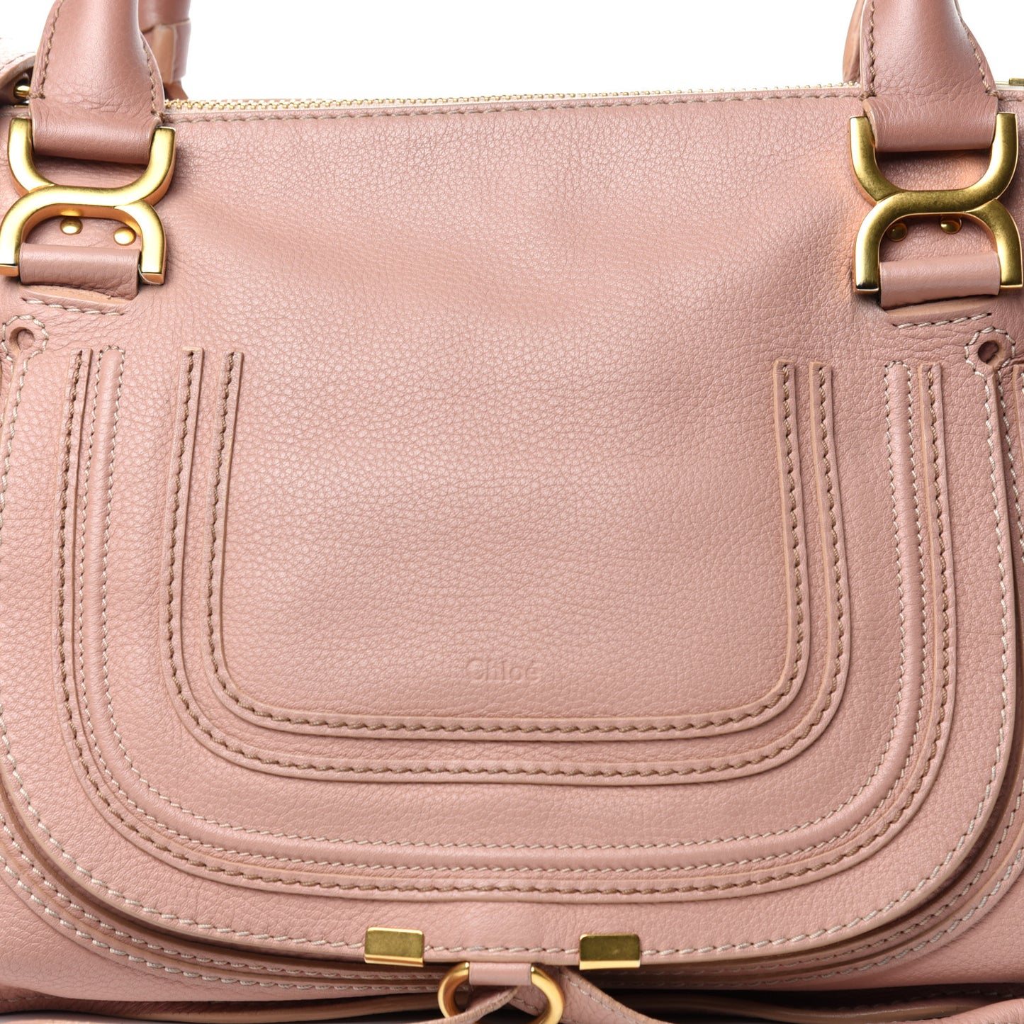 Calfskin Medium Marcie Satchel Anemone Pink