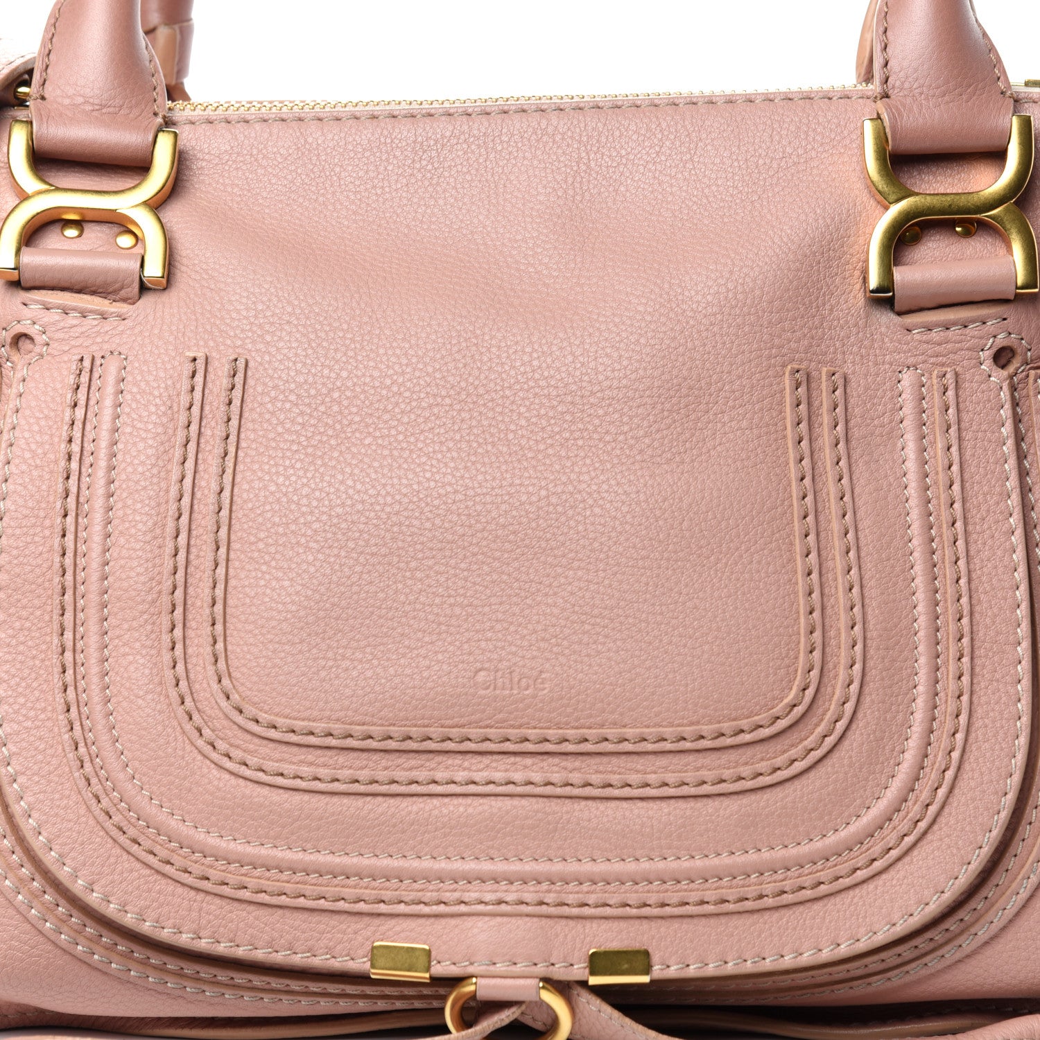 Chloe Calfskin Medium Marcie Satchel Anemone Pink 9 of 9