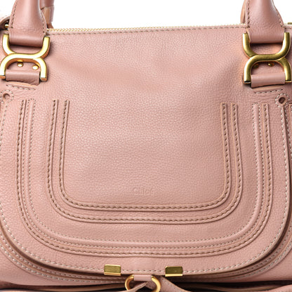 Chloe Calfskin Medium Marcie Satchel Anemone Pink 9 of 9