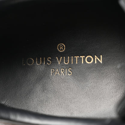 Louis Vuitton Suede Monogram Run Away Sneakers 40 Black 7 of 9