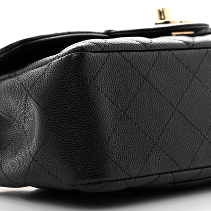 Chanel Caviar Quilted Mini Rectangular Flap Black 9 of 10