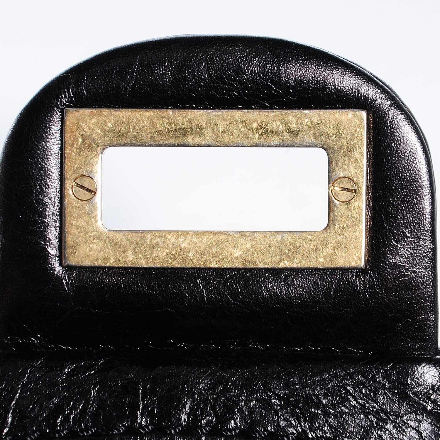 Chanel Glazed Calfskin 2.55 Reissue East West Clutch Black 6 of 8