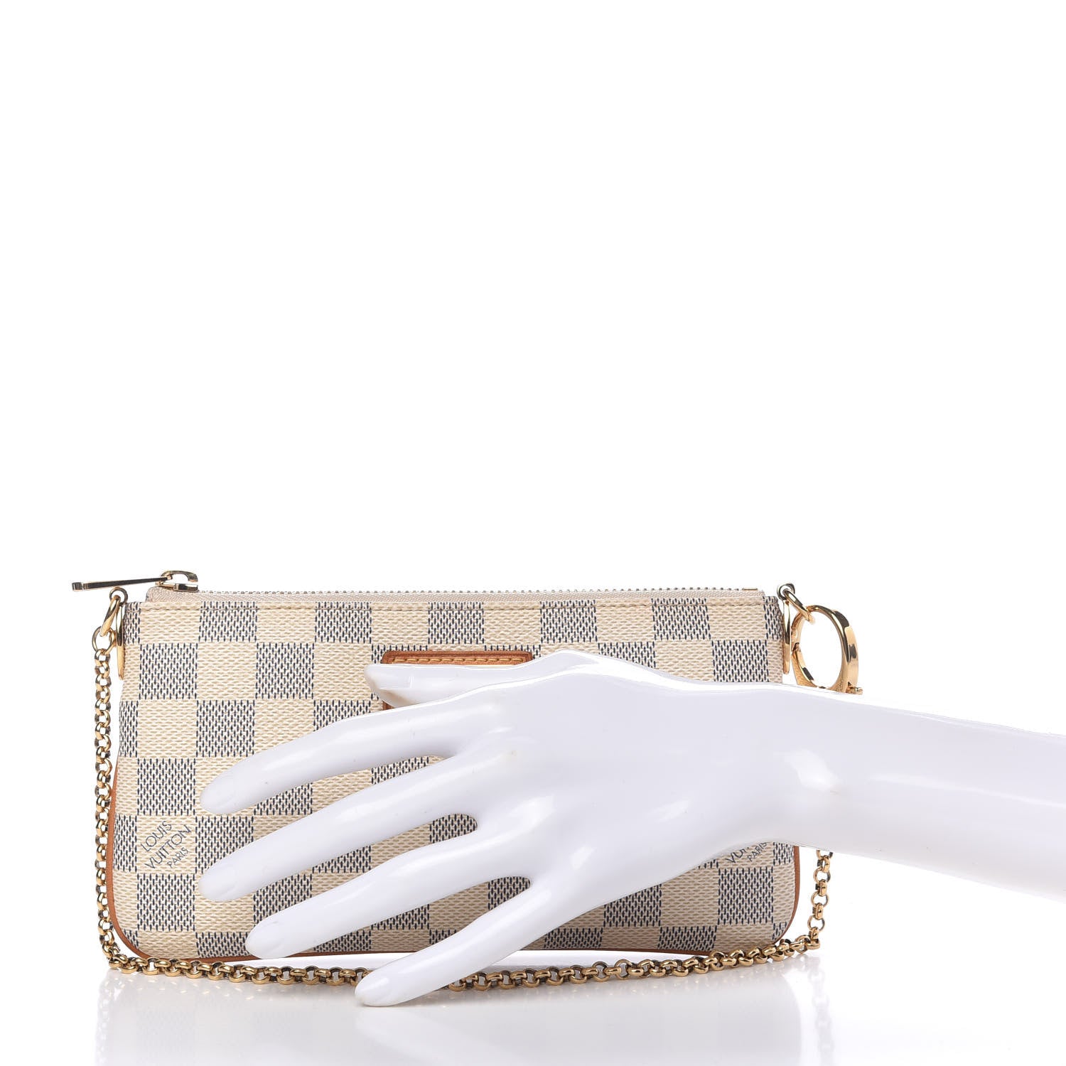 Louis Vuitton Damier Azur Pochette Milla MM 2 of 6
