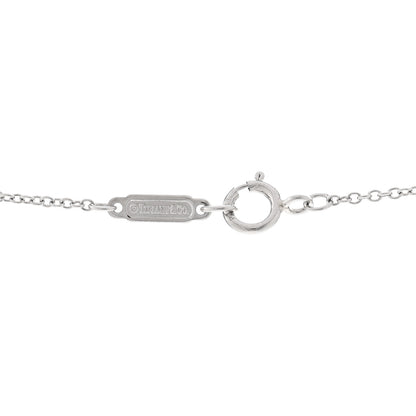Tiffany Platinum Diamond .17ctw Small Paper Flowers Pendant Necklace 4 of 5