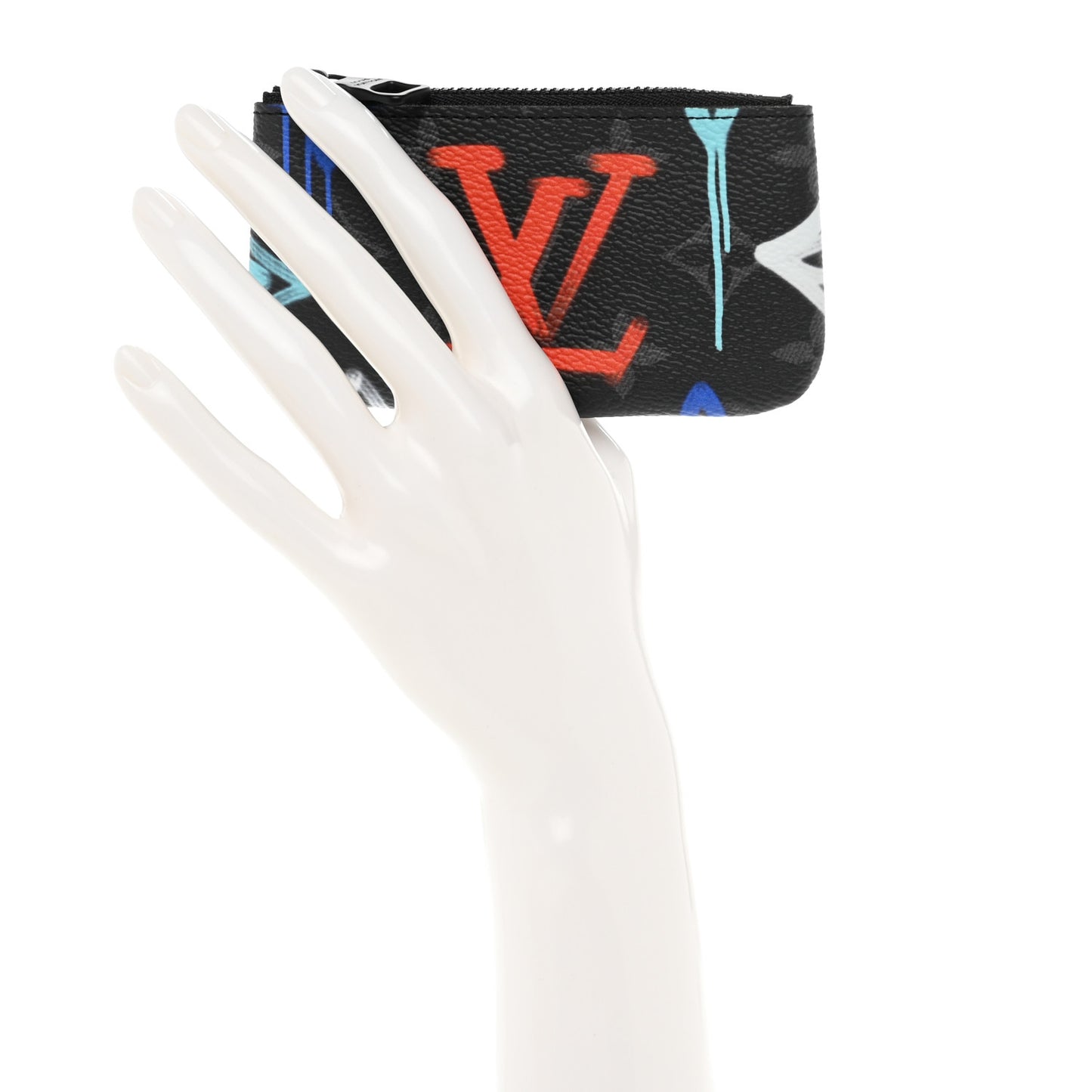 Monogram Eclipse LV Graffiti Key Pouch Multicolor