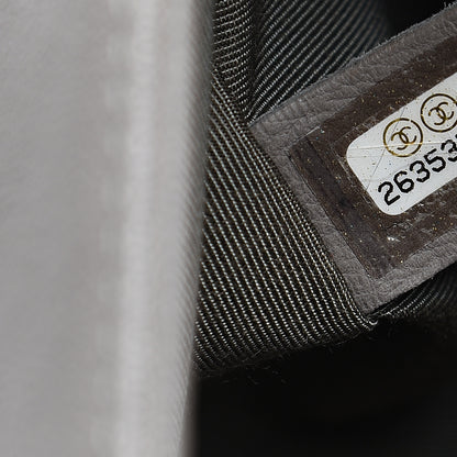 Chanel Caviar Quilted Medium Boy Flap Grey 6 of 10
