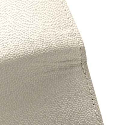 Saint Laurent Grain De Poudre Uptown Pouch Blanc Vintage 9 of 11