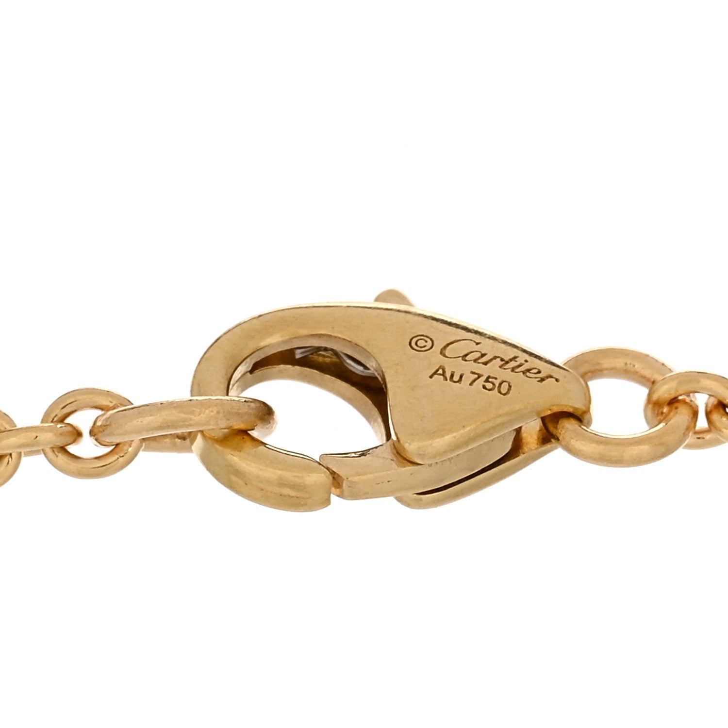 Cartier 18K Yellow Gold Interlocking LOVE Bracelet 3 of 3