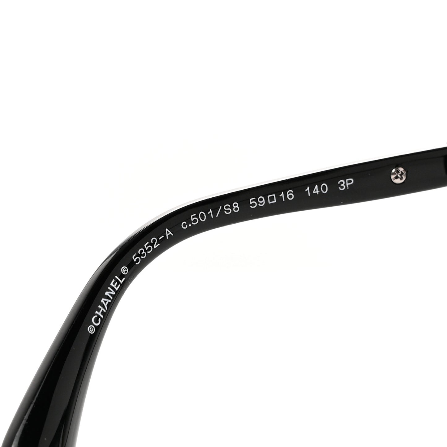 Chain Polarized Sunglasses 5352-A Black