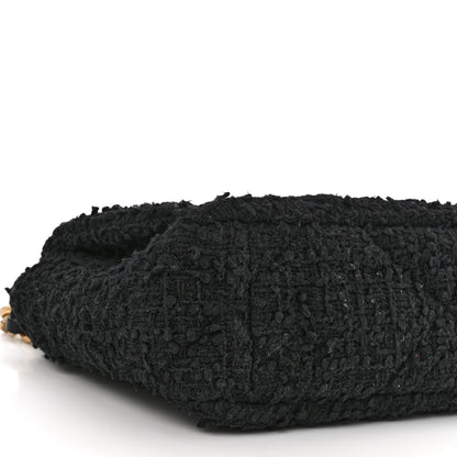 Chanel Tweed Quilted Medium Chanel 19 Flap Black 8 of 9