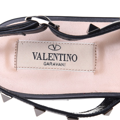 Valentino Garavani Mesh Rockstud Slingback Flats 39.5 Black 9 of 10