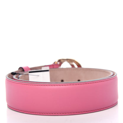 Gucci Moon Calfskin Interlocking G 37mm Belt 80 32 Glossy Pink 2 of 6