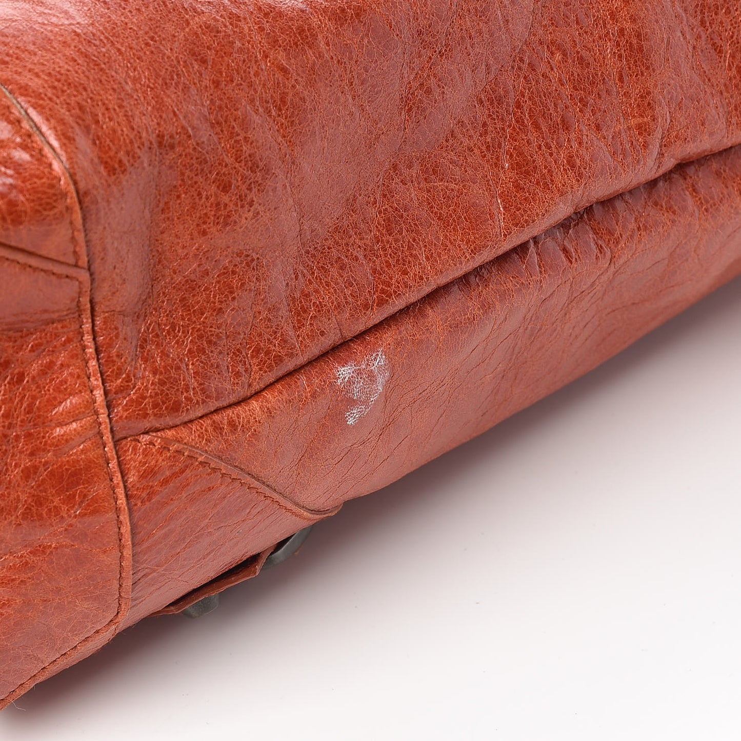 Agneau Classic Hardware Day Hobo Rouille