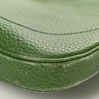 Gucci Soft Grained Calfskin Jackie O Hobo Green 9 of 13