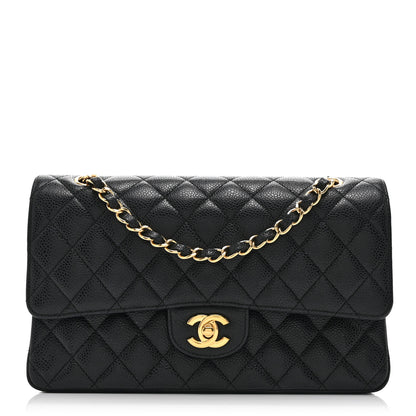 Chanel Caviar Quilted Medium Double Flap Black 1 of 10
