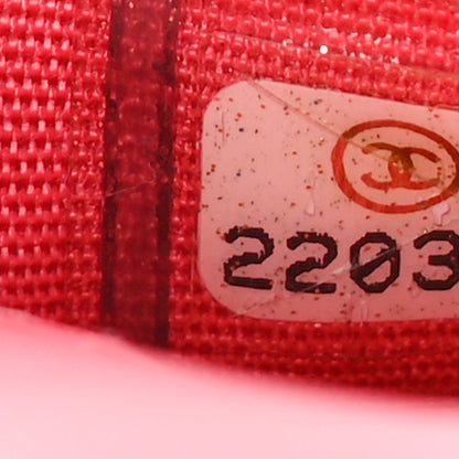 Chanel Caviar Timeless CC Card Holder Wallet Pink 7 of 9