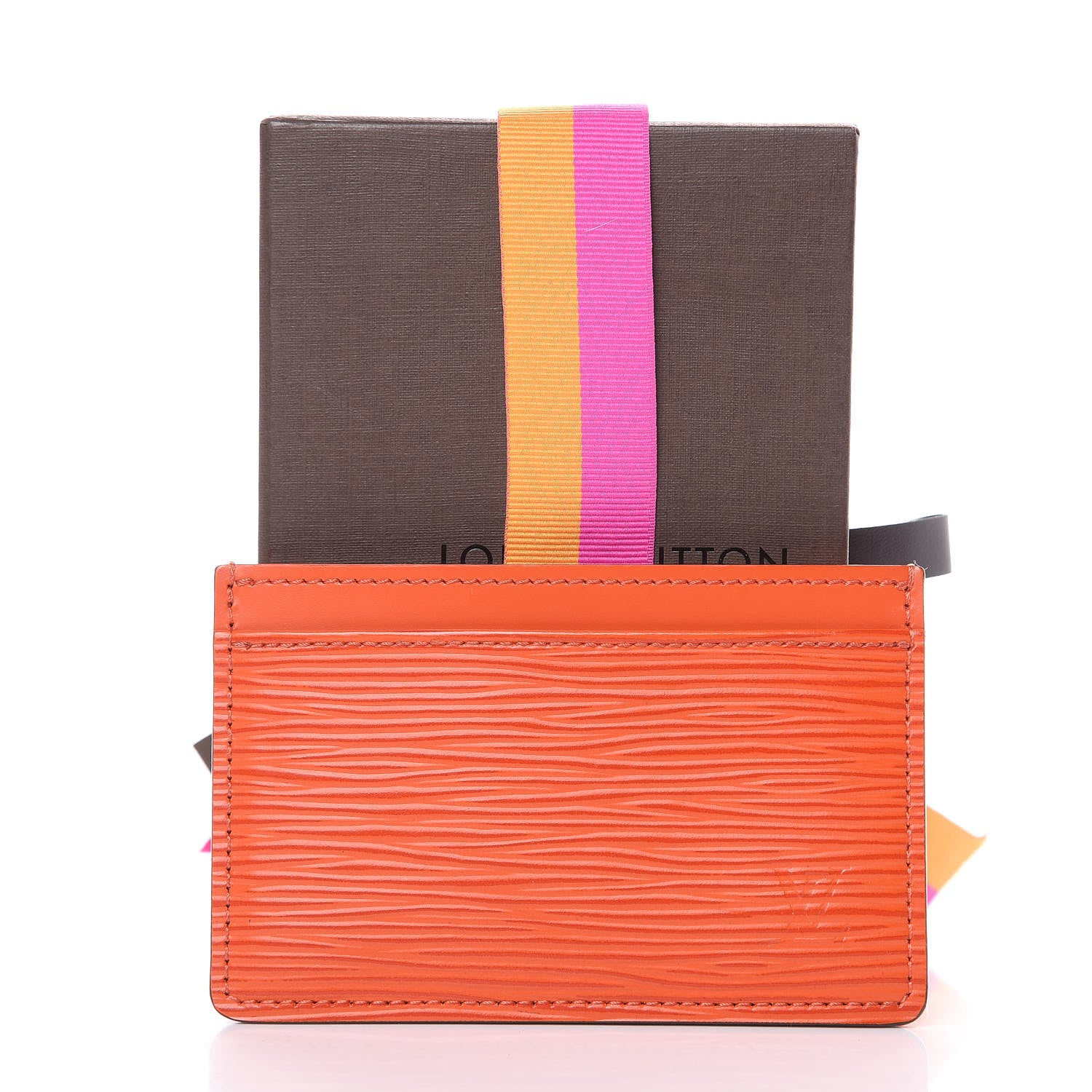 Louis Vuitton Epi Card Holder Piment 7 of 7