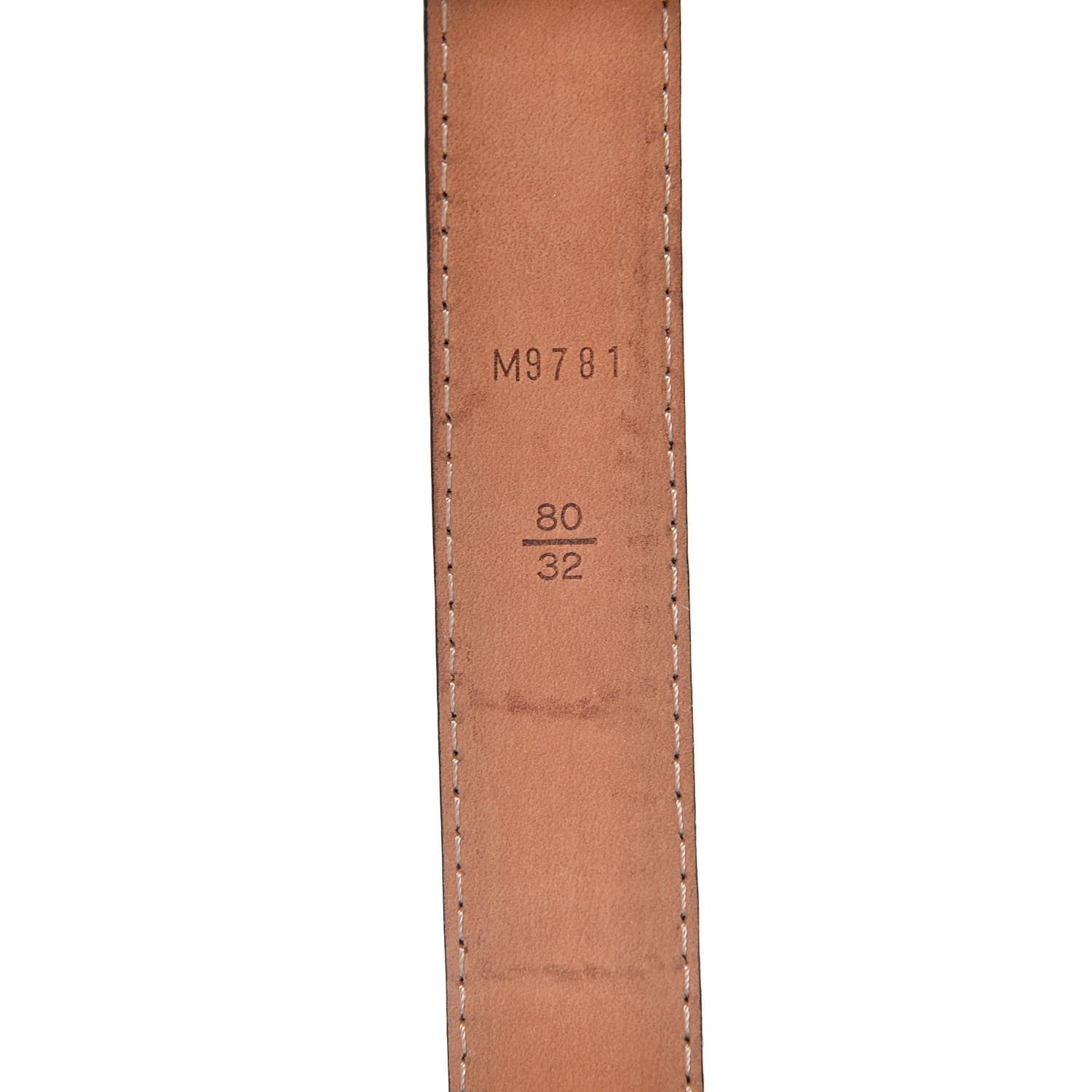 Louis Vuitton Mini Monogram 25mm LV Initiales Belt 80 32 4 of 11