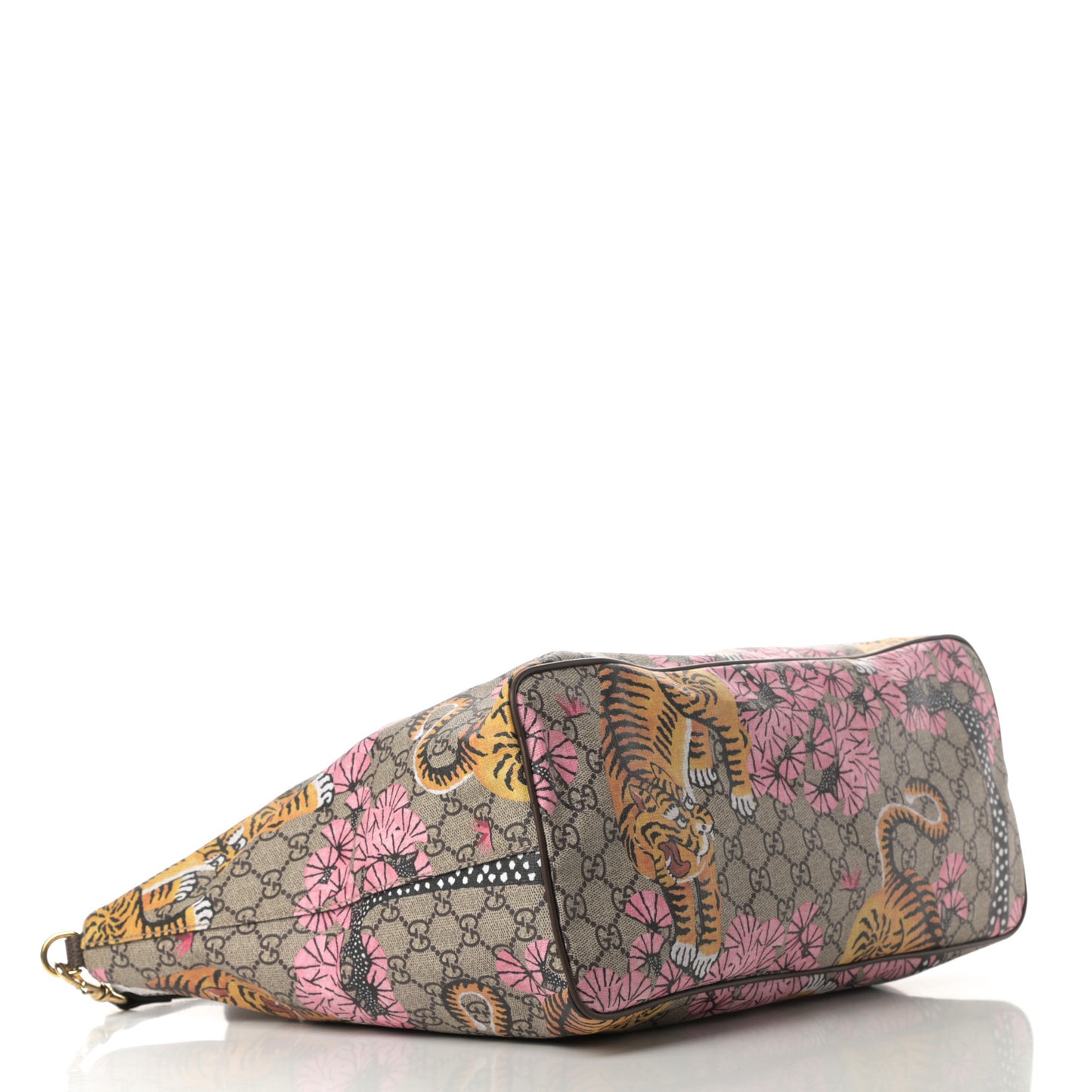 Soft GG Supreme Monogram Bengal Medium Crossbody Tote Beige Pink