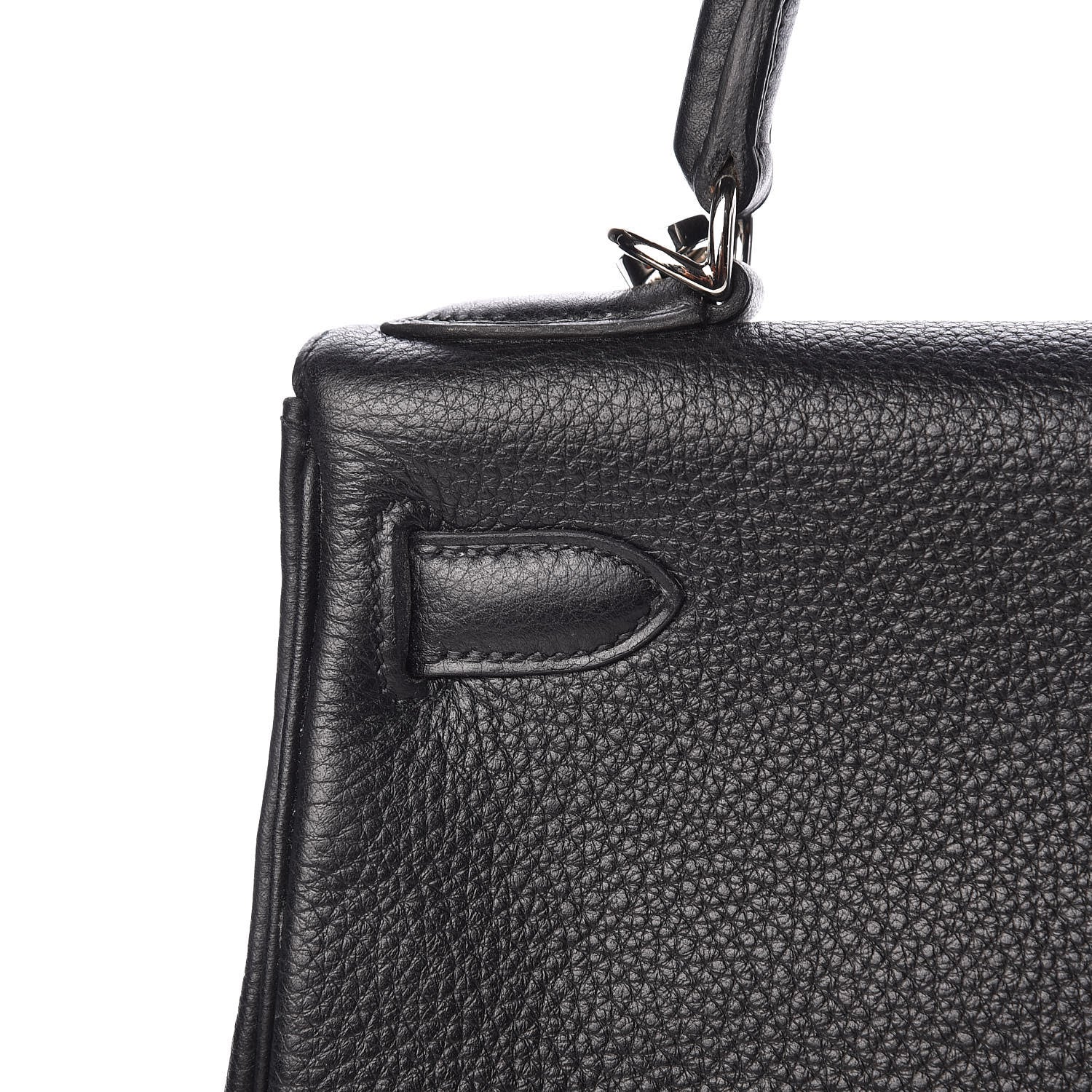 Hermes Togo Kelly Retourne 28 Black 37 of 39