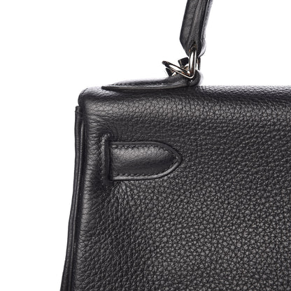 Hermes Togo Kelly Retourne 28 Black 37 of 39