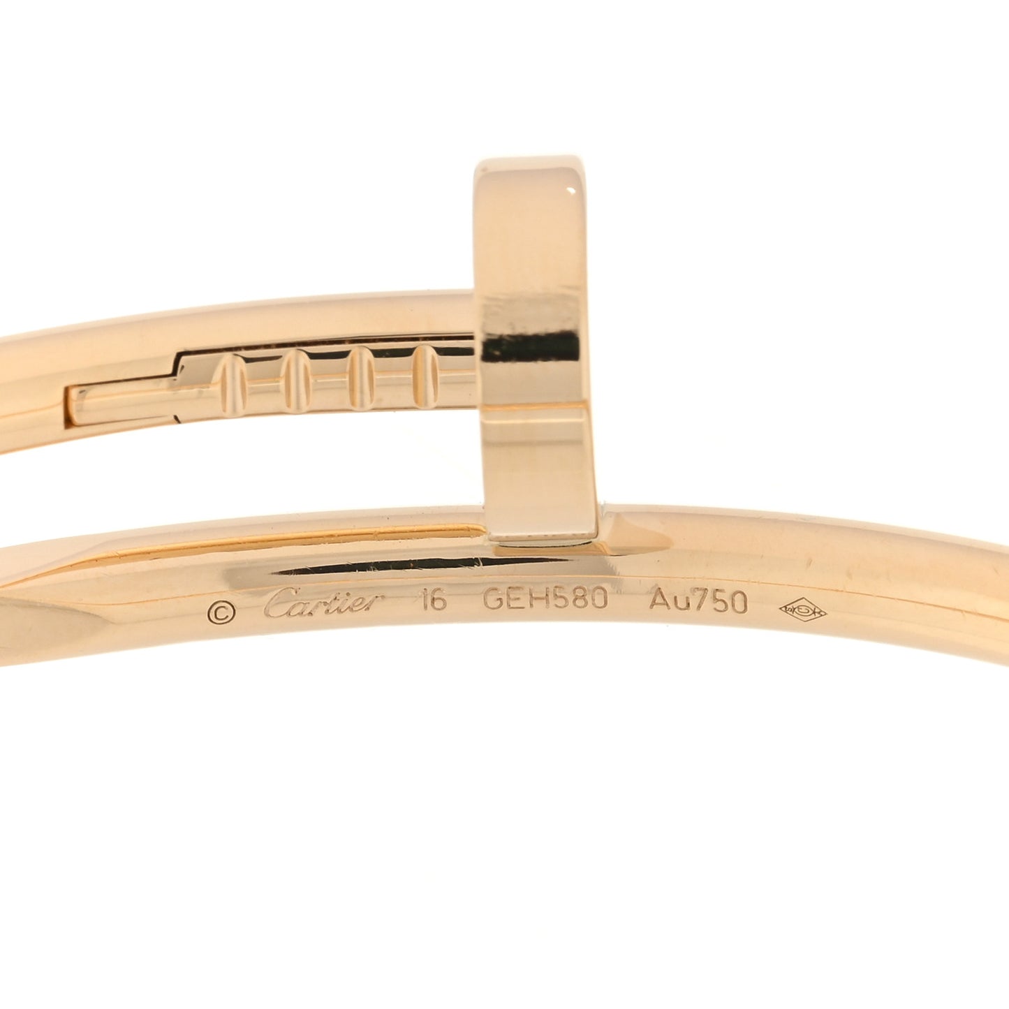 18K Yellow Gold Juste Un Clou Bracelet 16
