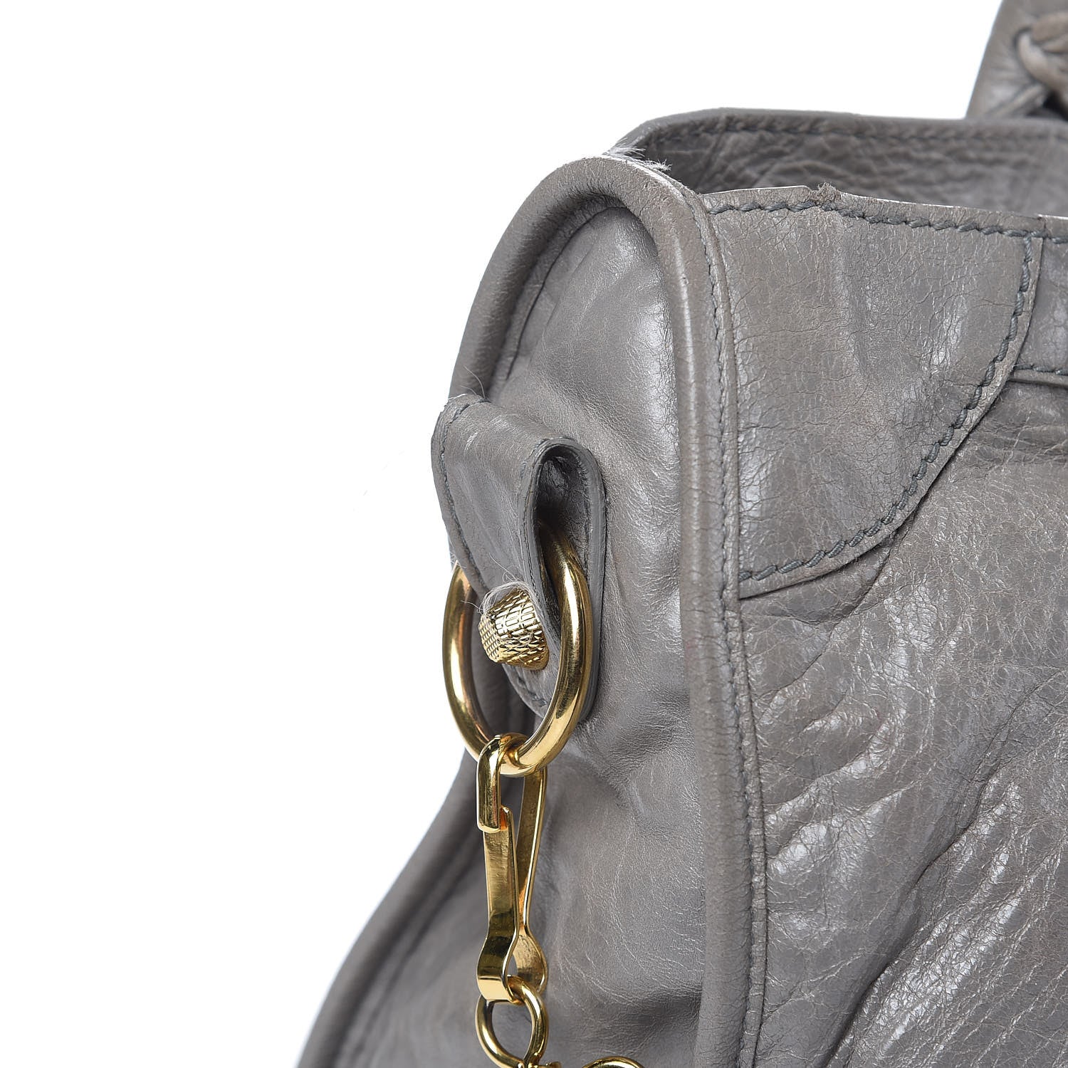 Balenciaga Agneau Giant 12 Gold Hardware City Gris Pyrite 10 of 20