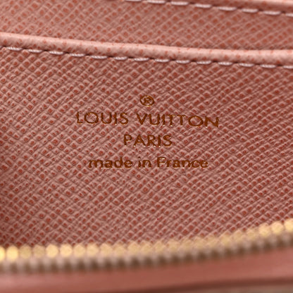 Louis Vuitton Damier Azur Zippy Coin Purse Rose Ballerine 6 of 7