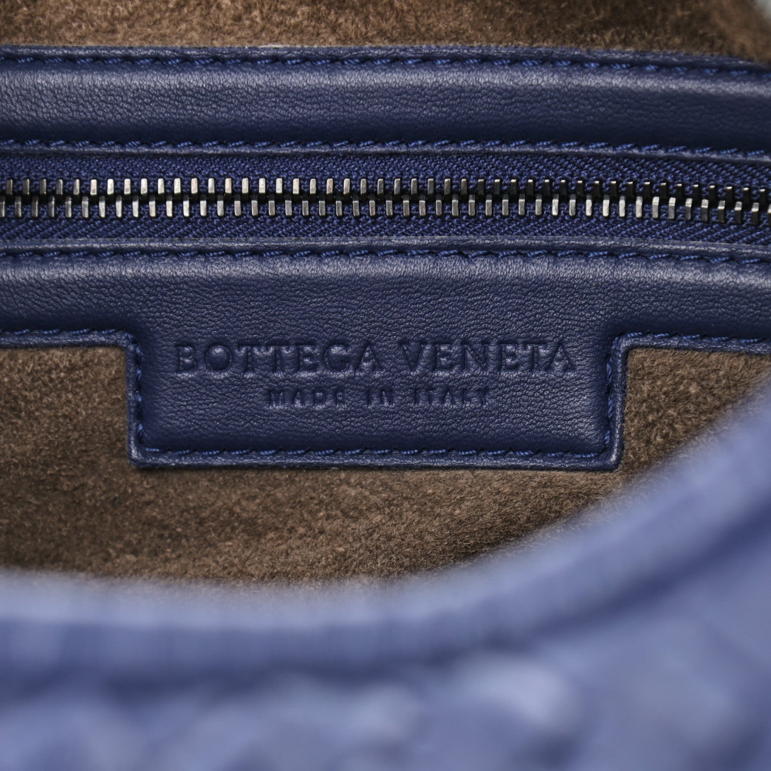 Bottega Veneta Nappa Intrecciato Medium Belly Veneta Hobo Sapphire 6 of 9