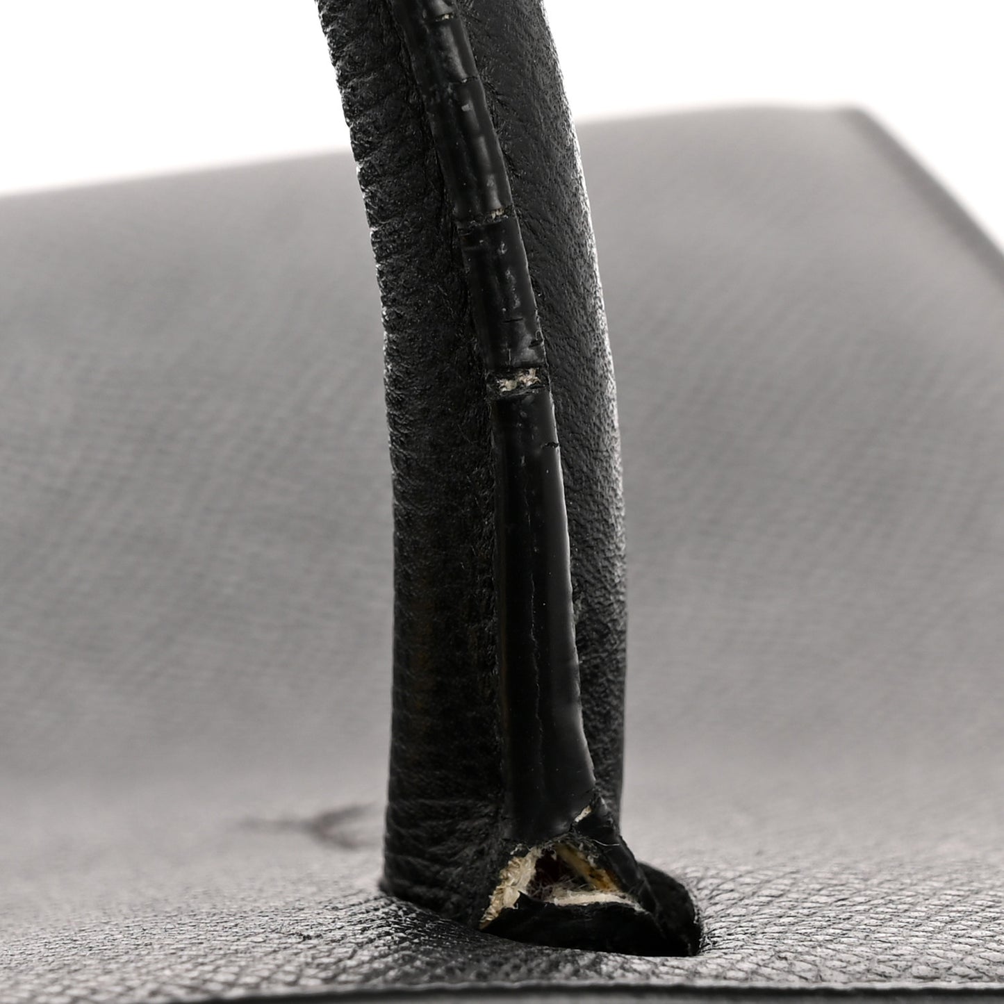 Grained Calfskin Large St. Honore Tote Black