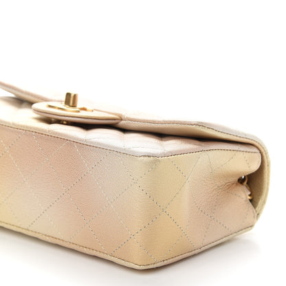 Chanel Metallic Goatskin Quilted Mini Rectangular Flap Gold 9 of 9