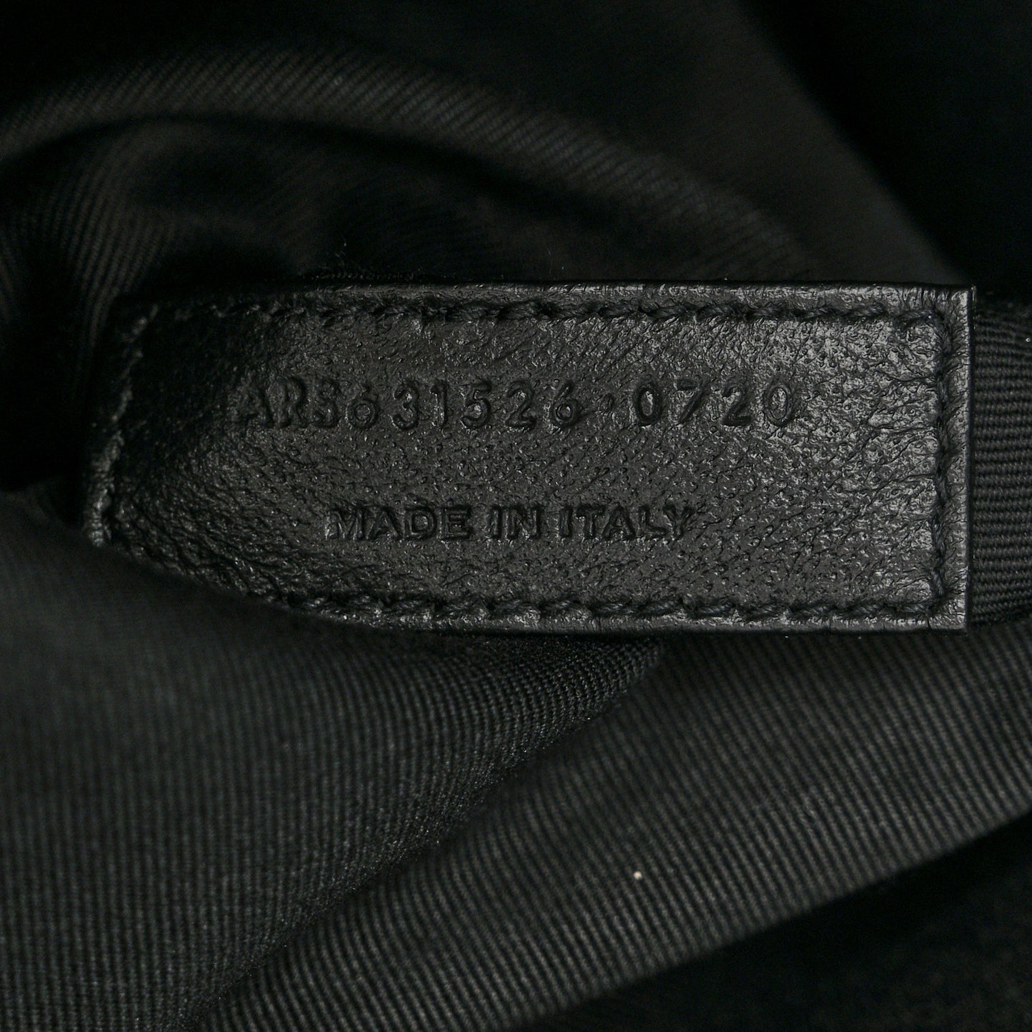 Calfskin Crocodile Embossed Large Thin Sac De Jour Black